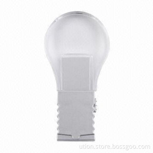 Plastic USB Flash Drive with 1 to 32GB Capacities, Bulb Shape